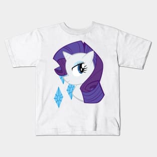 Pony Head: Rarity Kids T-Shirt